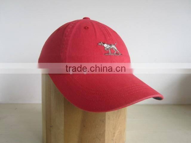 Red Cotton Baseball Caps