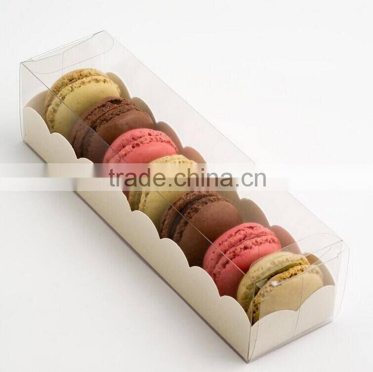 full color printing clear plastic box for chocolate high quality