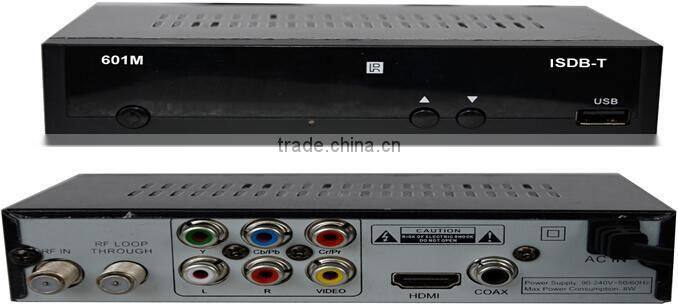 COFDM TV Receiver Box,FTA ISDB-T Set Top Box ,FTA STB COL601M