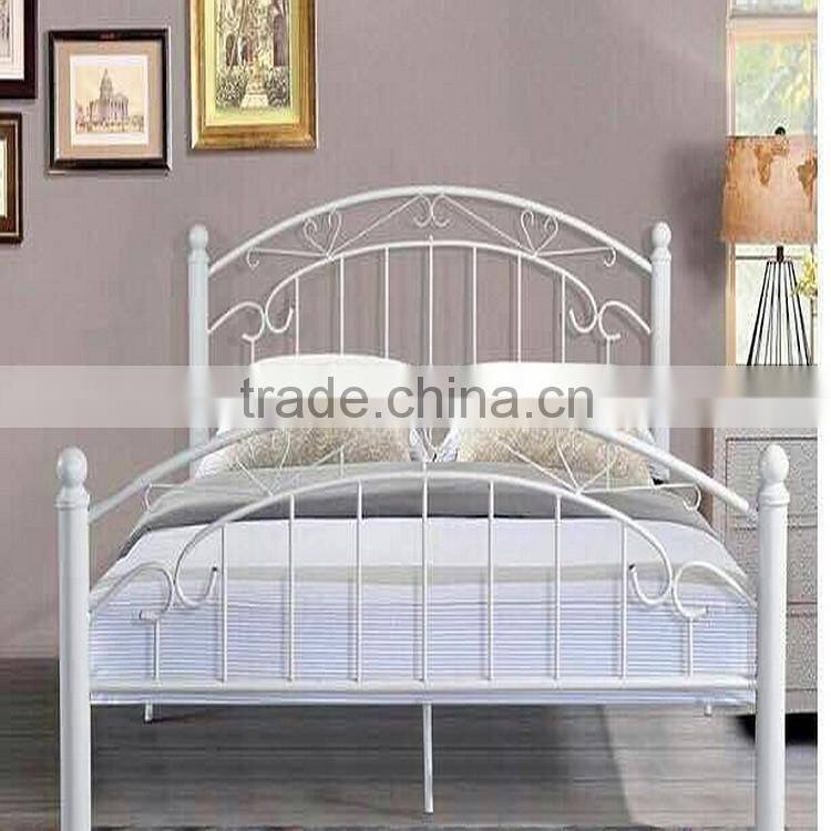 Competitive Price Iron Single Metal Furniture Bed
