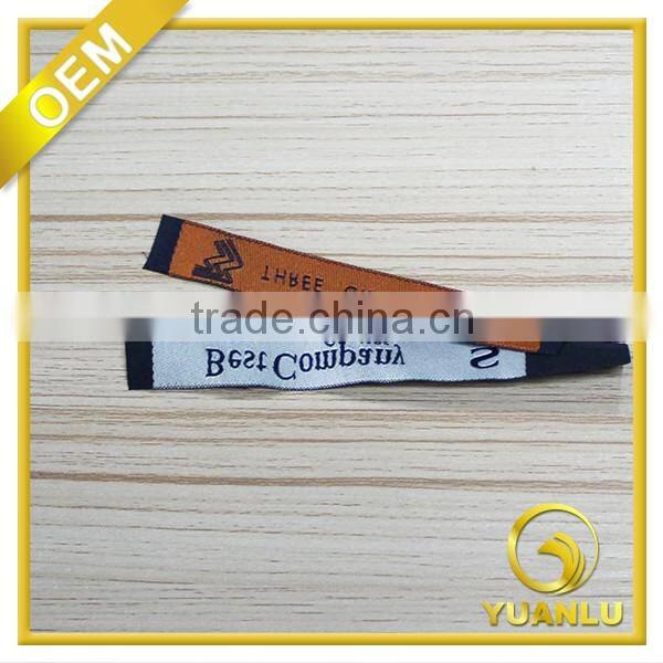 High quality woven label clothing woven label garment labels