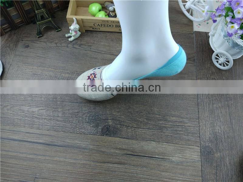 Factory Custom High quality boat new product socks, China classial cute style grey/pink colorful