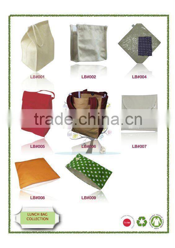 Recycled Cotton Lunch Bag Sack