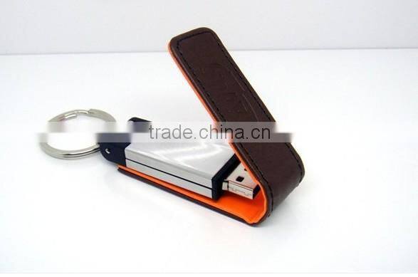 promotional bulk factory direct selling book shaped usb flash drive Brand Custom Leather Can be printed logo