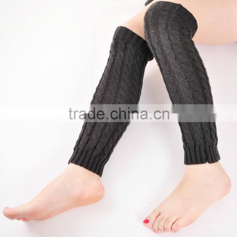 Women boot socks beautiful acrylic leg warmer knit ladies leg warmer boot topper