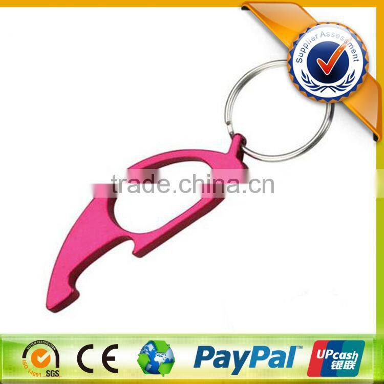 Custom Metal Keychain Aluminum Beer Opener Promotion
