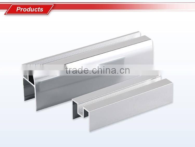Acid polishing aluminum frame profiles shower room design