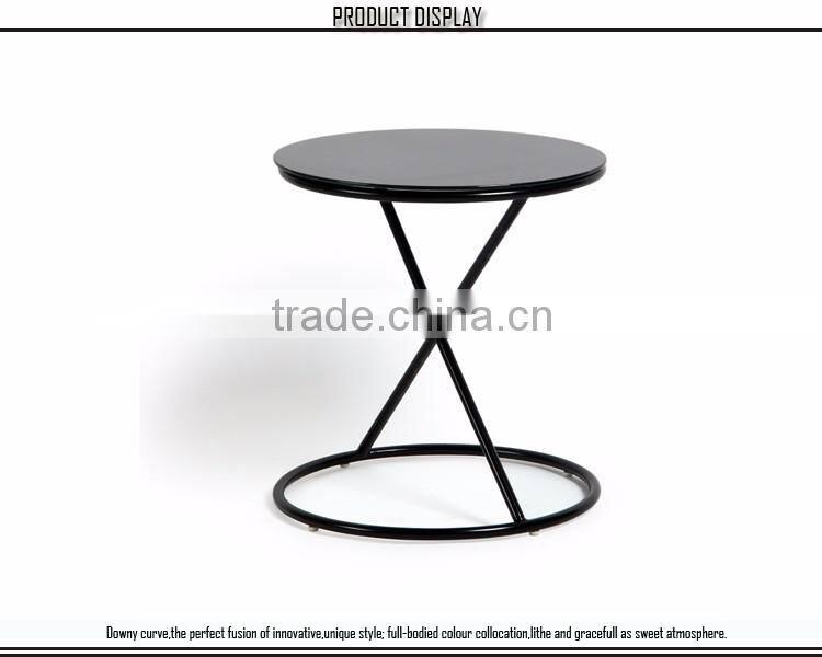 New Product China Supplier Red Coffee Table Metal Side Table