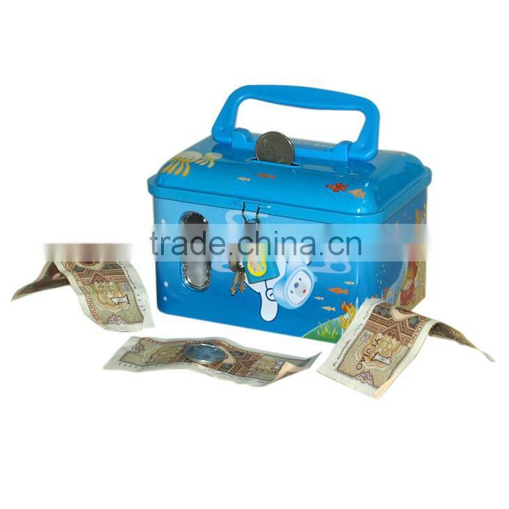 Carton Chirdren Saving box/money box/coin box for money with customized artworks