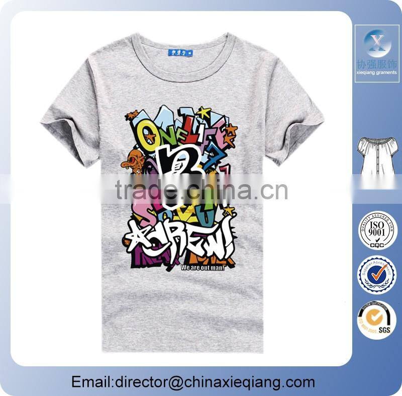 Hotsale sublimation print t-shirt with custom logo/t shirt wholesale China