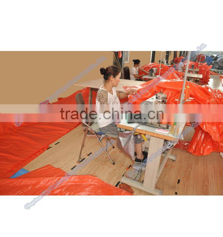 Waterproof China PE tarpaulin factory hot sale truck tarpaulin,Orange red pe tarpaulin, pe tarpaulin covers