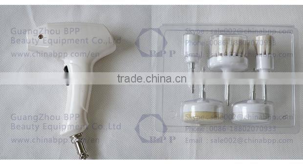 Hot selling 11 in1 multifunction skin analyzer magnifier+ultrasonic+skin polishing machine