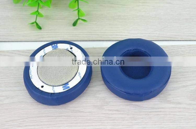 Replacement Ear Pads Memory Foam Protein Leather Replacement Ear Cushion Earpads For Beats by Dre Solo 2.0 Wired Headphone
