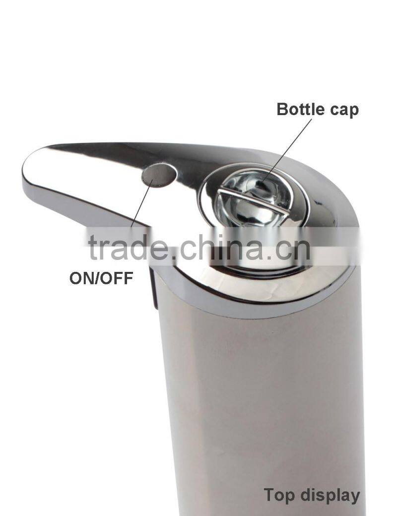 wholesale Competitive Price ABS Chrome waterproof Sensor Stainless Steel Automatic Soap Dispenser