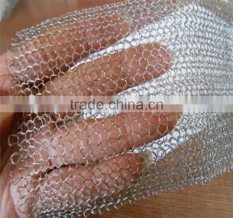 Stainless steel demister pad/wire mesh demister/gas filter demister pad