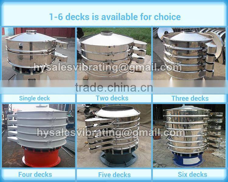 Stainless steel 304 flour vibrating screen sieve vibrator shaker made in xinxiang