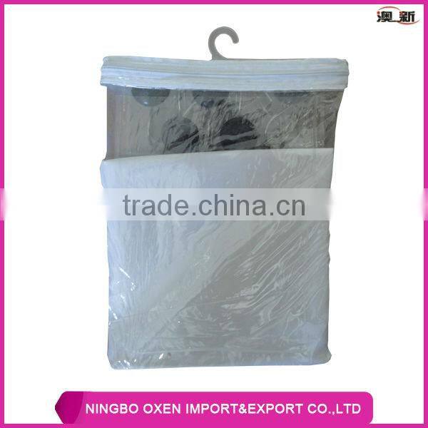 Polyester Printed Shower Curtain With Resin Hooks