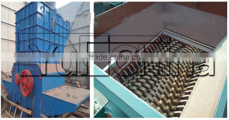 Wood Logs diesel wood chipper