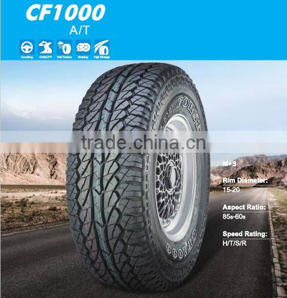 Chinese comforser all terrain SUV tire LT235/85R16 LT265/75R16 LT245/75R16