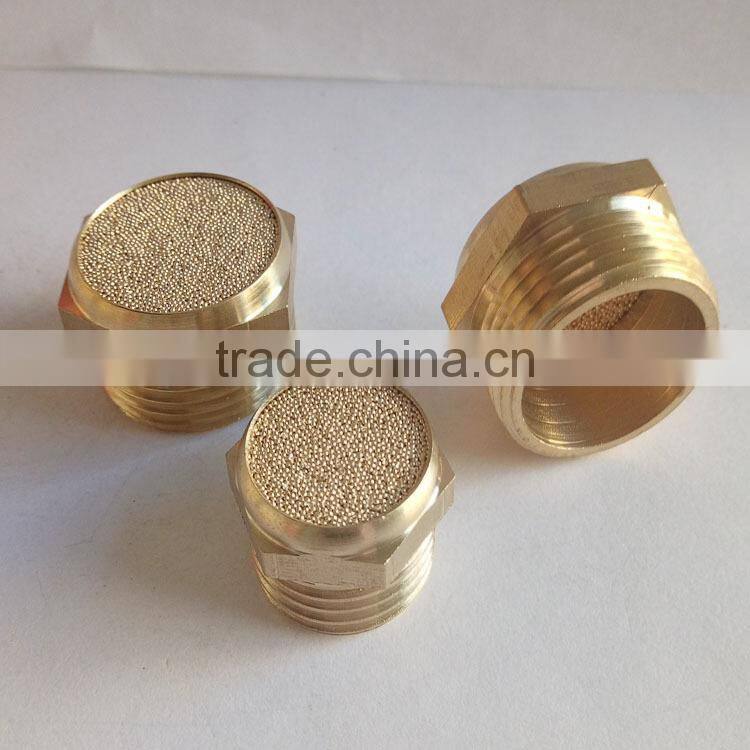 1/2" inch Male Thread Pneumatic Air Brass Mufflers / Silencers