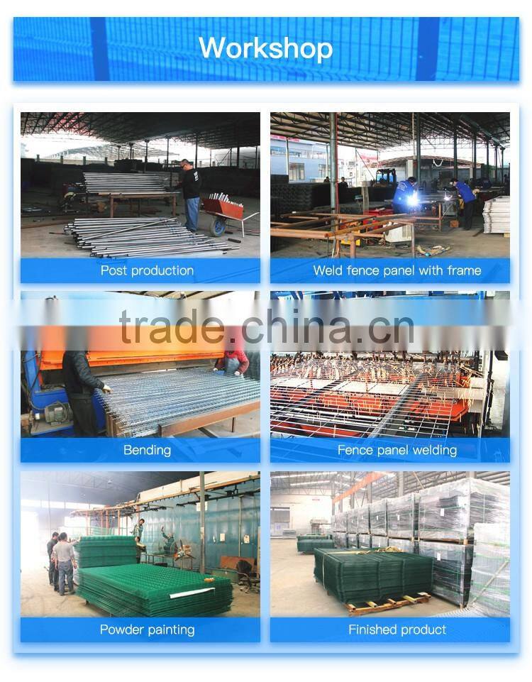 Cheap Garden Fencing Top Quality Triangle Bending PVC Coated Welded Folds Wire Mesh Fence