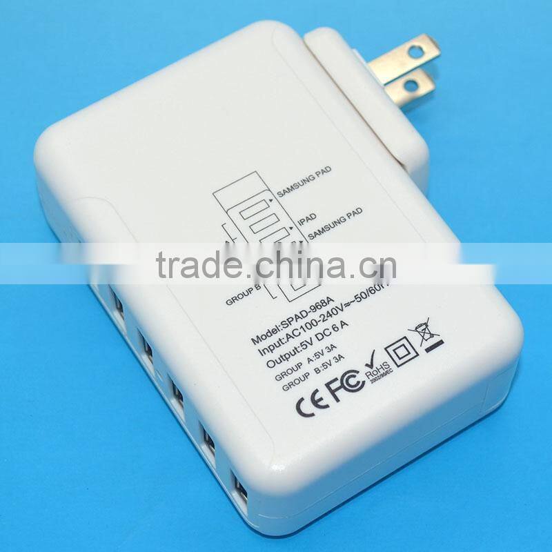 USB Charger 1 2 3 4 5 6 7 8 port USB AC Power Multi Adapter Travel Wall Charger US EU UK AU Plug 10W 30W 35W 5V 2A 3.1A 4A 6A 7A