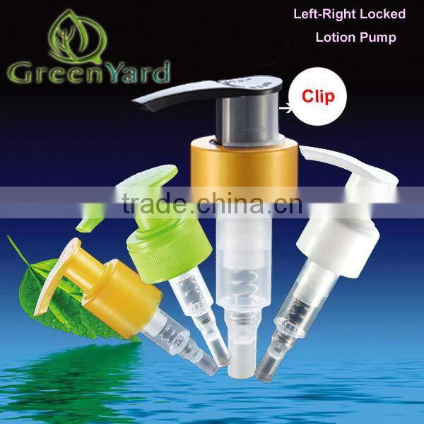 Plastic Lotion Pump left-right locked 303c