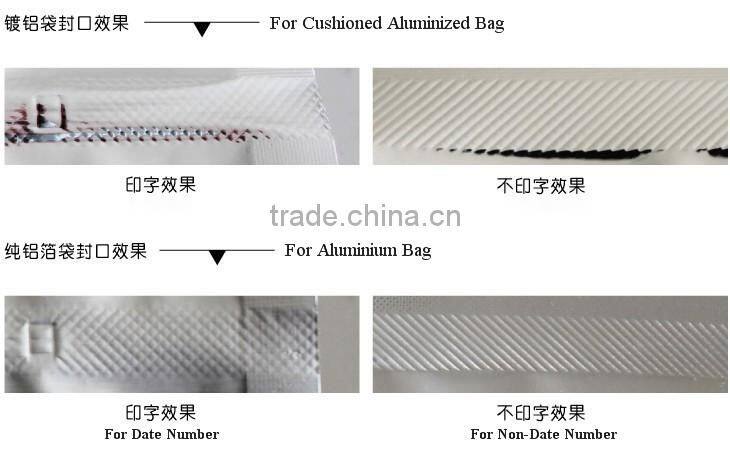 Aluminium Bag Sealing machine with sealing length 200 mm