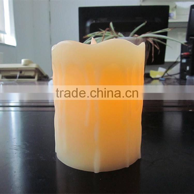 flameless led candles dripping dancing flame flickering flameless real wax candles with timer