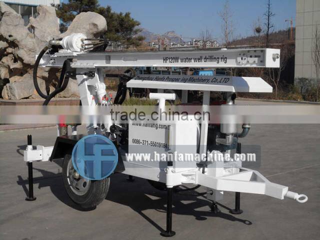 HF120W DTH drilling machine working with air compressor, high efficient