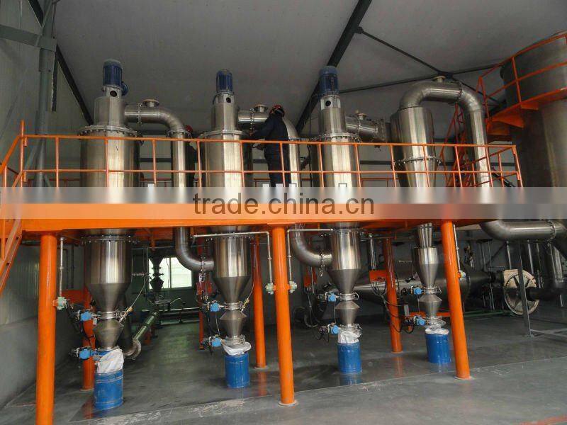 High efficiency metal powder air classifier with perfect fineness