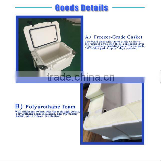 Rotational molding PE plastic Eco-Friendly Cooler Box