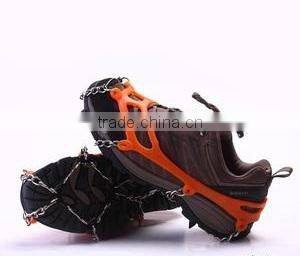 Rubber sole reusable anti slip ice snow shoe grips