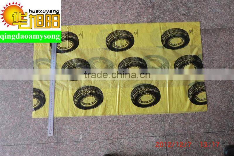 Disposable plastic car steering wheel cover