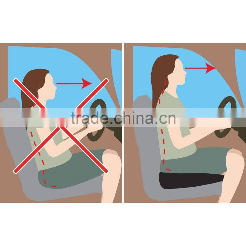 Sloping Seat Mate Memeory Foam Coccyx Car Seat Cushion as seen on TV