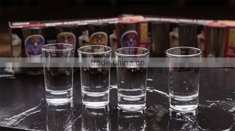 45ml clear glass dessert shot glass