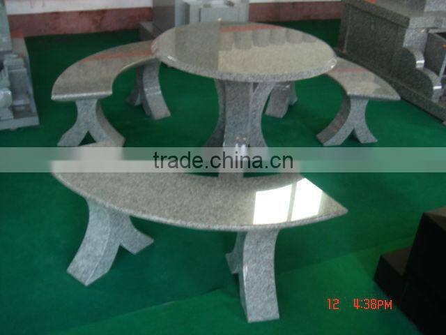 Outdoor Garden Stone Tables and Chairs