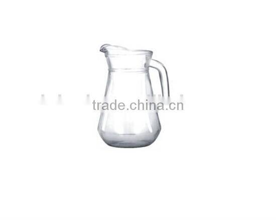 Hot selling cheap price 1.2L glass pitcher with lid