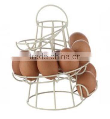 Store More Wire Plastic Egg Run Basket Holder