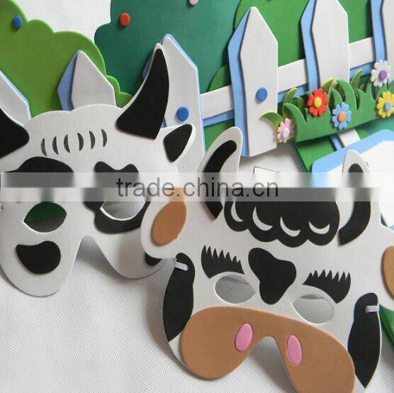 15052015 animal mask for kids toy for children animal EVA foam mask