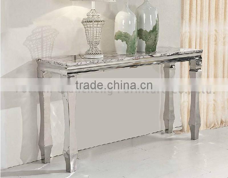 stainless steel frame console table wholesale 874#