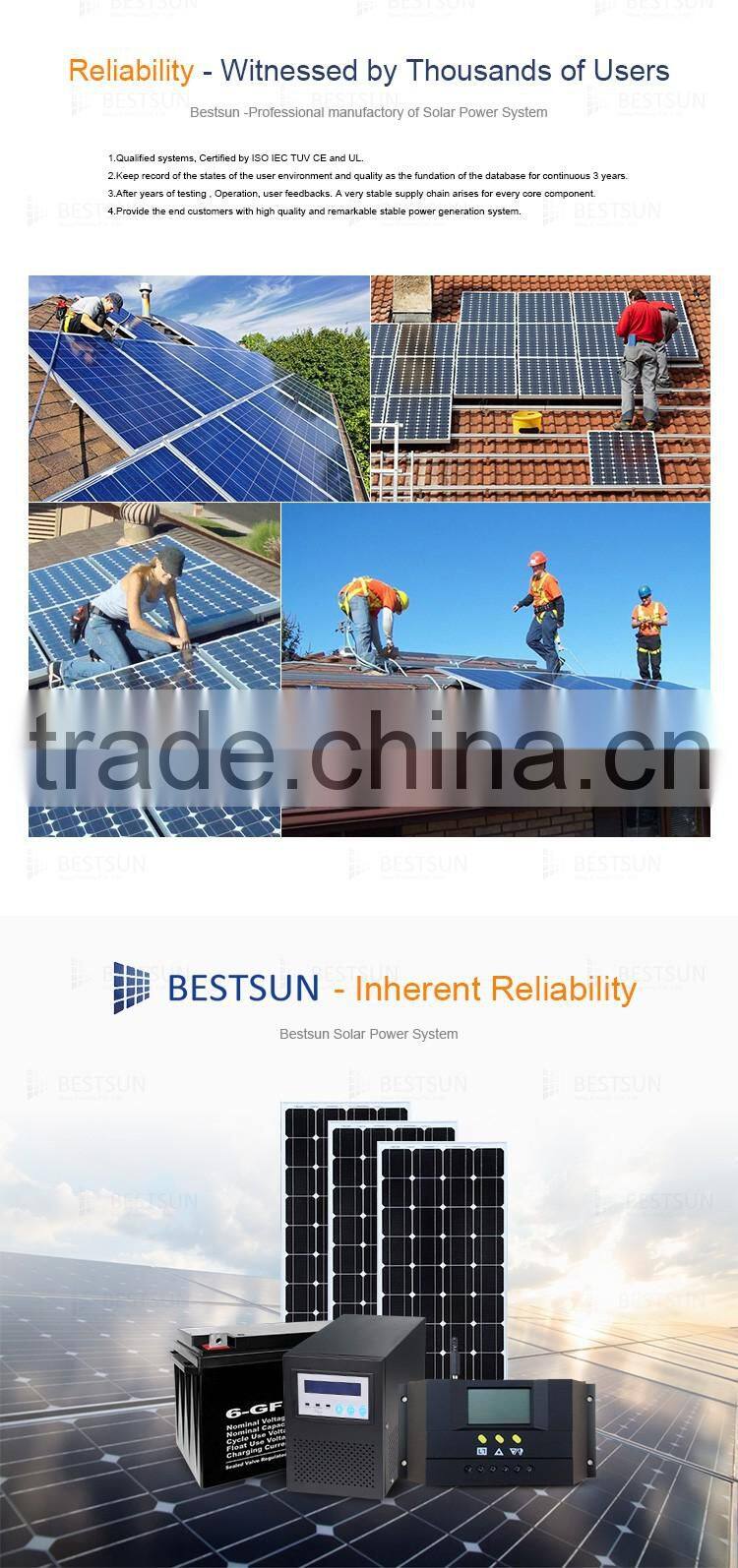 BESTSUN BFS-800W solar panel 4 pcs 200w mono solar system kit with best quality and low price