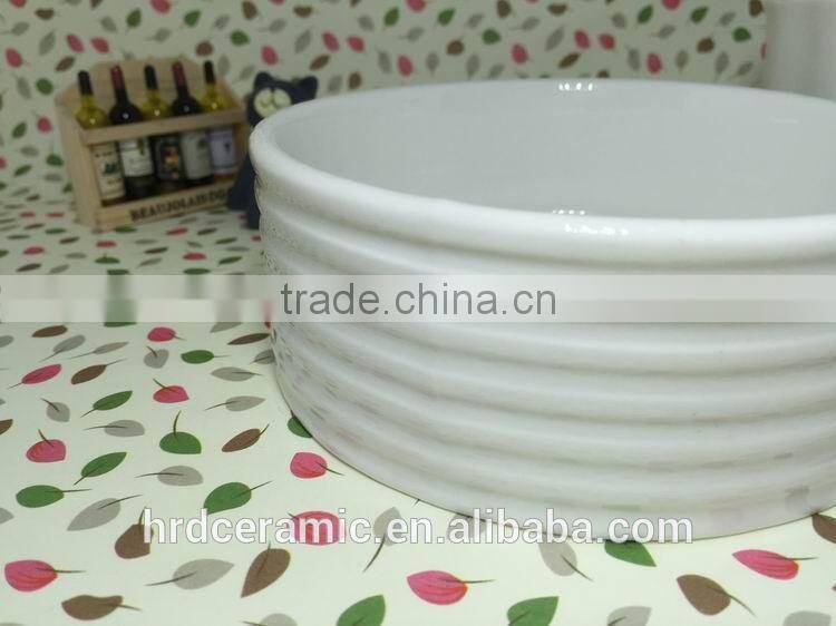 Stocked ceramic bowl stocked , wholesale bakeware ceramic bowl ,cheap bakeware porcelain bowl