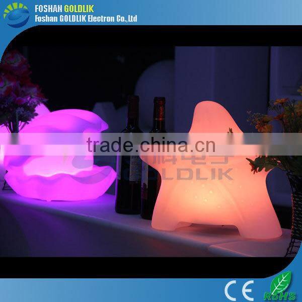 16 color change kids led table lamps / home decorative light with Wireless DMX Control