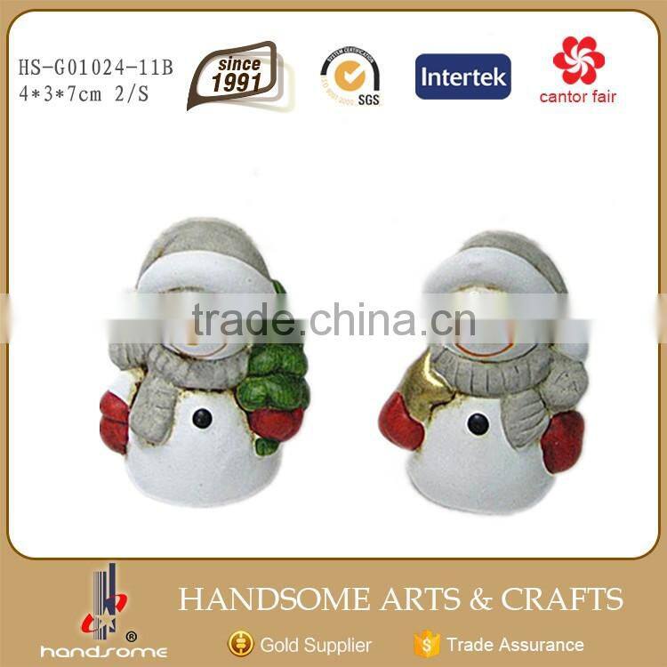 7cm Handmade Chinese Christmas Ornaments Item Art Supplies Snowman