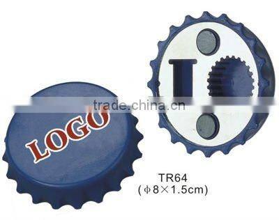 Promotional customized logo beer cap bottle opener