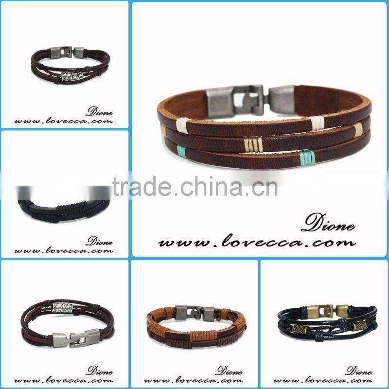 Cheap Handmade Customized Mens Anchor Bracelet, Nautical Rope Bracelet