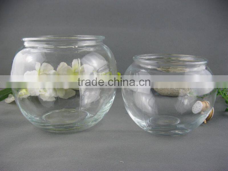 glass fish bowl /round glass fish bowl