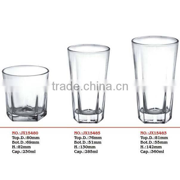 Hotel or home glass ice bucket