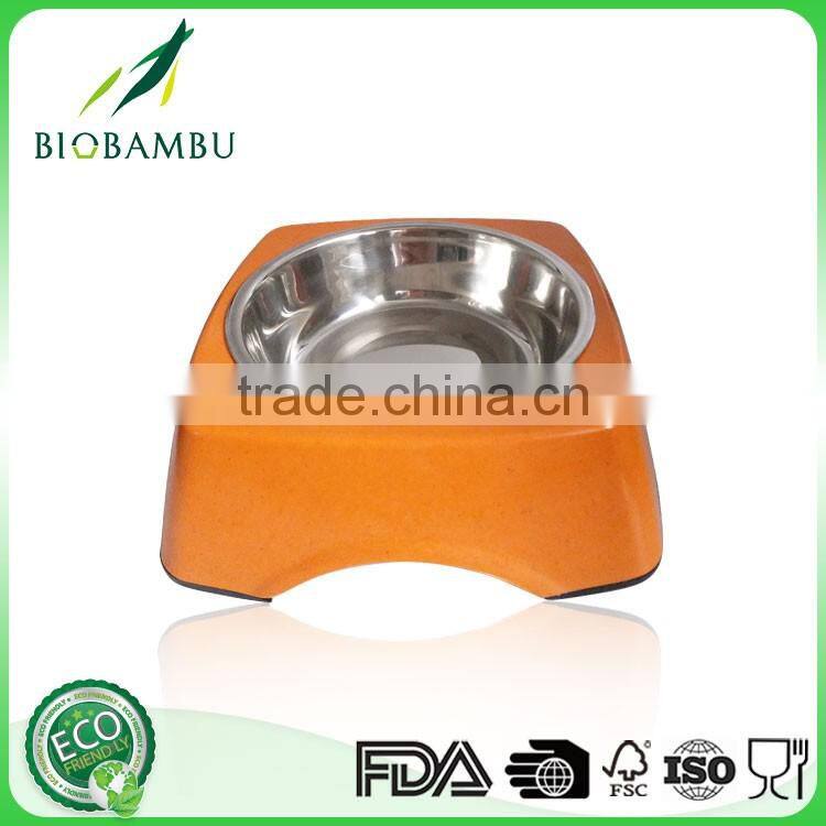 No pollution Non-toxic Long-lasting bamboo fiber pet bowls/cat/dog